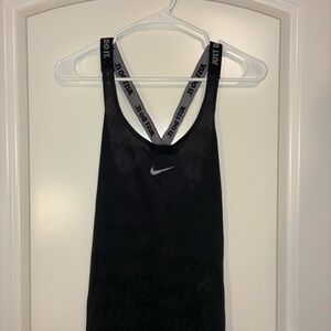 Nike Black Tank with Logo Straps